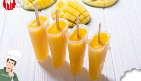 Sucettes glacées à la mangue