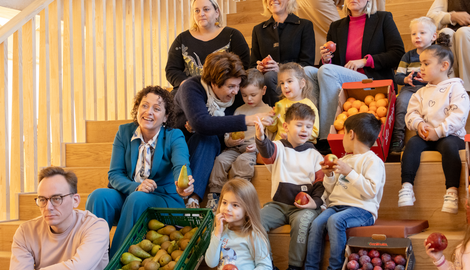 Meer dan 2 000 stukken fruit per week voor de scholen in Dilsen-Stokkem dankzij lokale ondernemers.