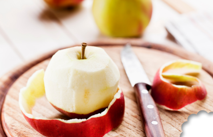 Dilemma: eet je het best de schil van het fruit wel of niet op?